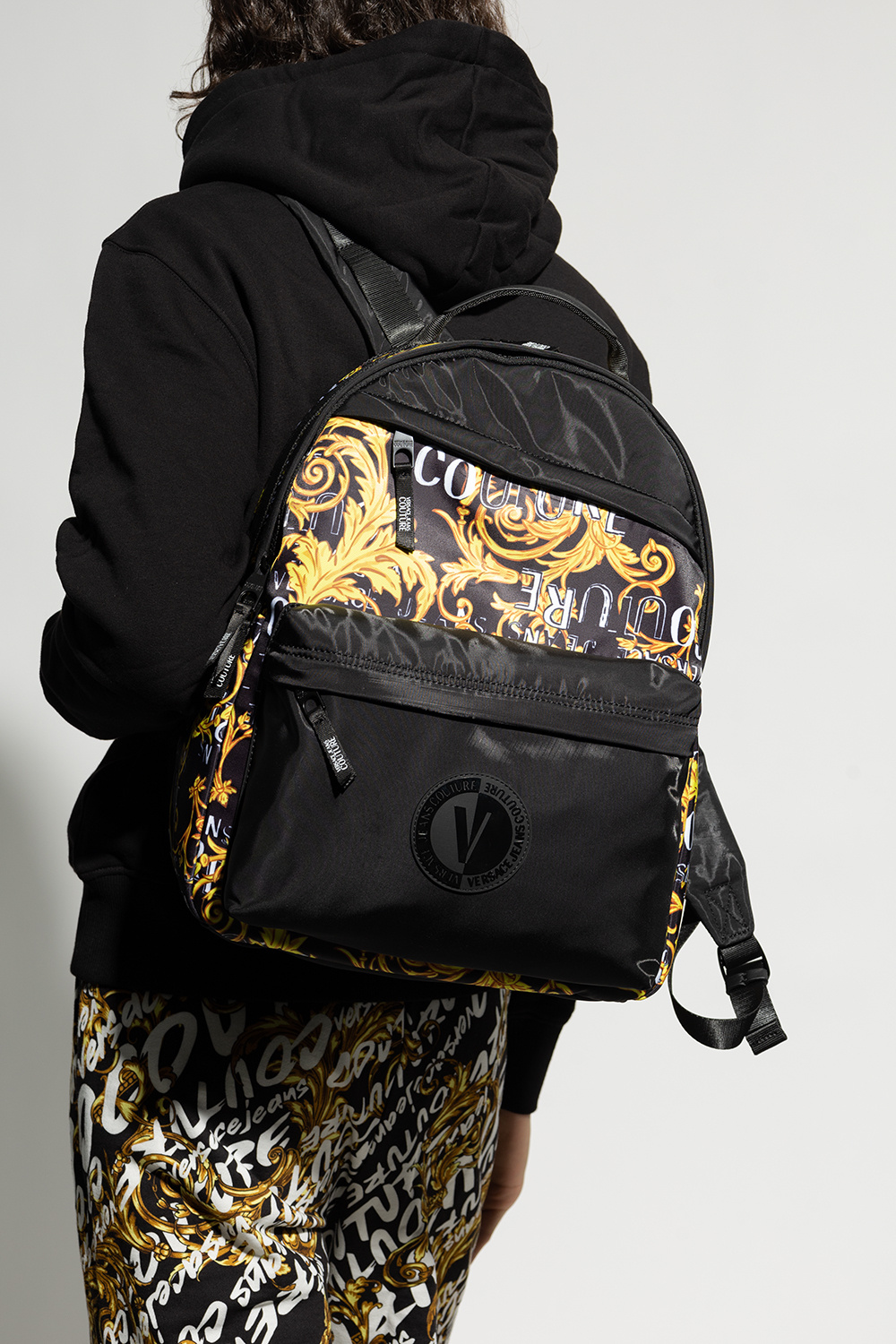 Versace Jeans Couture Backpack with logo Men's Bags Vitkac